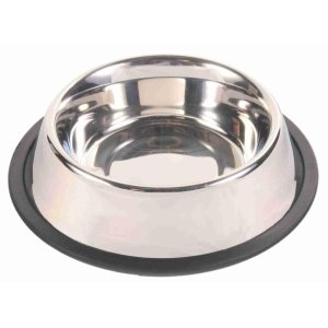 Trixie Heavy Weight Stainless Steel Dog Bowl, 0.9 Litre